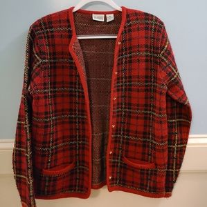 Plaid vintage sweater